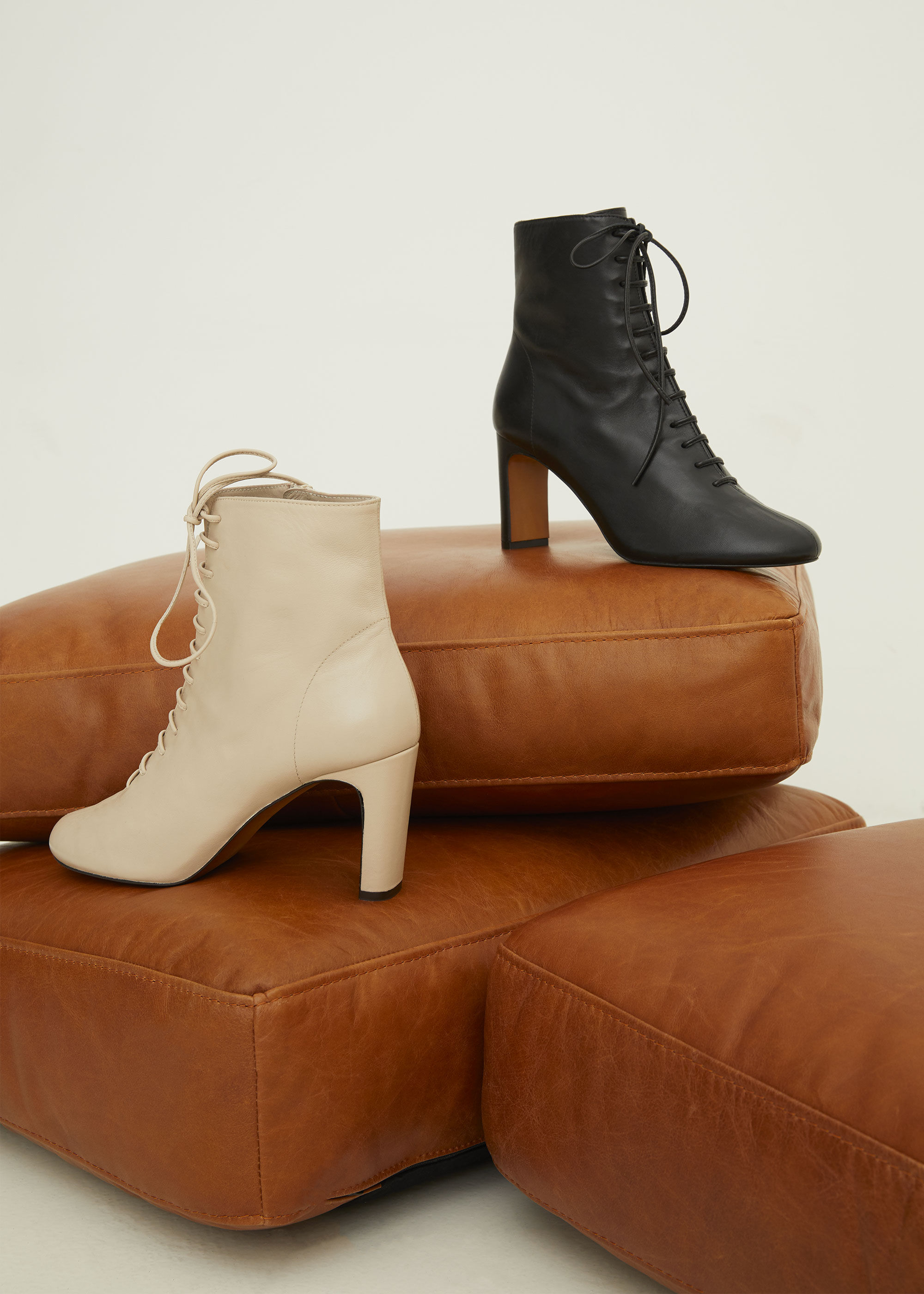 Black Dahlia Lace Up Boot WHISTLES