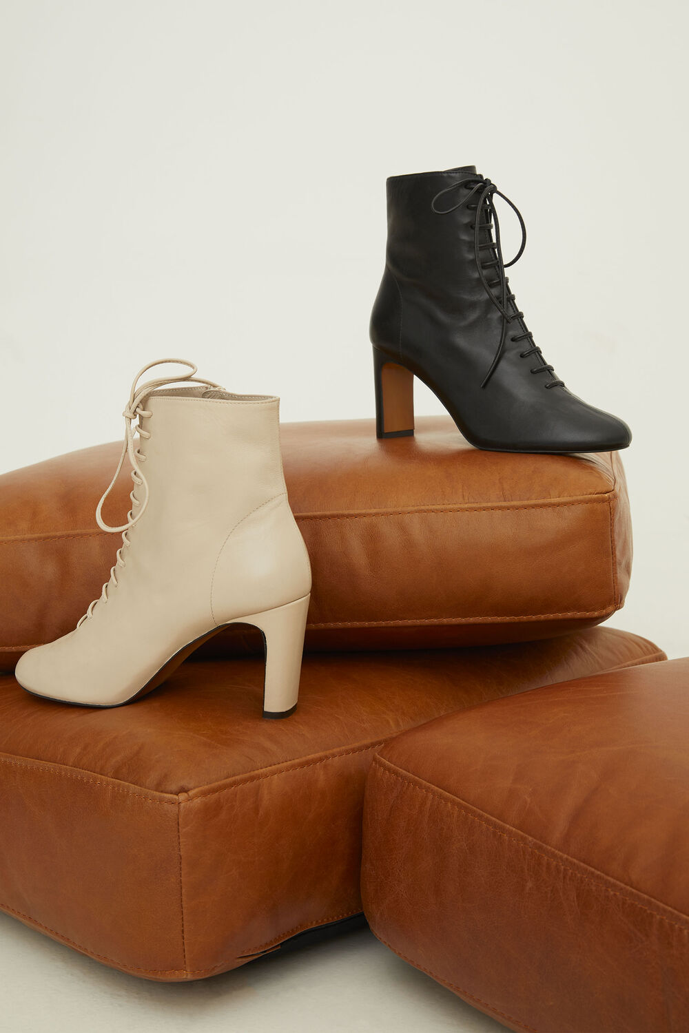 Dahlia Lace Up Boot Black