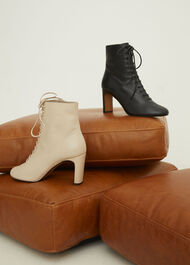 Dahlia Lace Up Boot Black