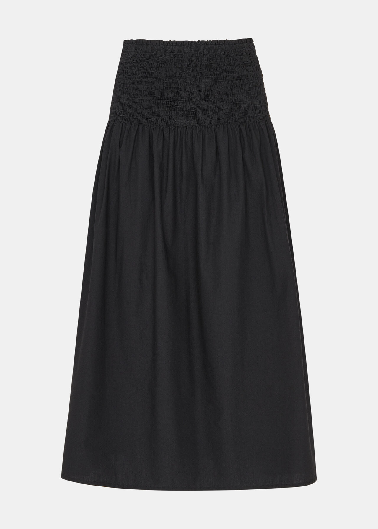 Louisa Smocked Midi Skirt