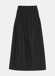 Louisa Smocked Midi Skirt