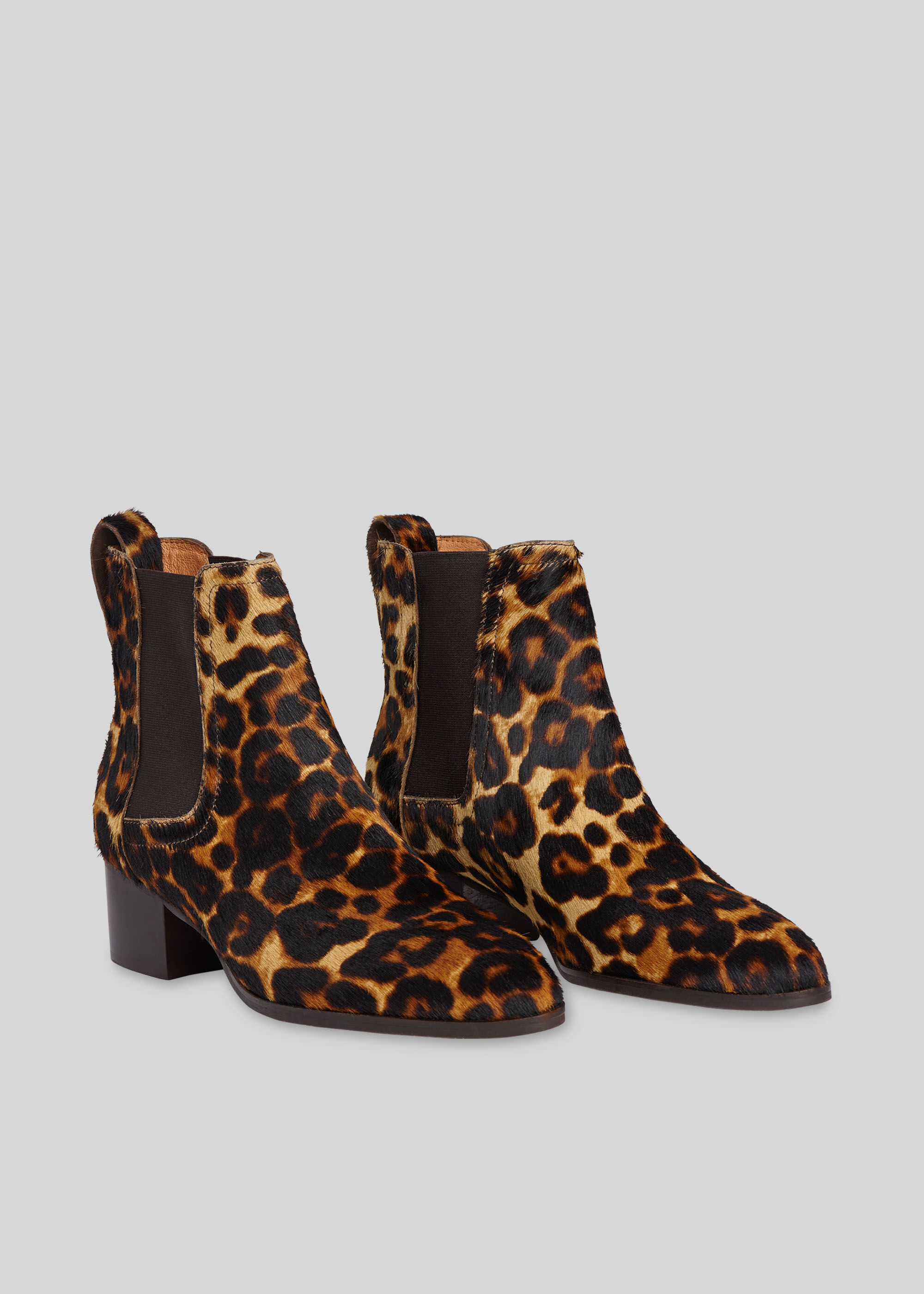 Whistles top leopard boots