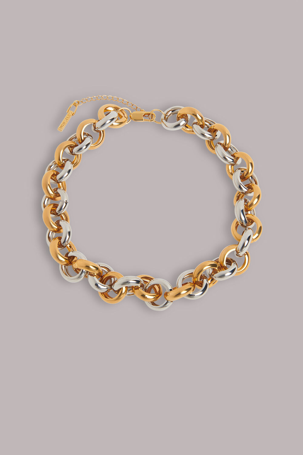 Mixed Metal Chunky Chain