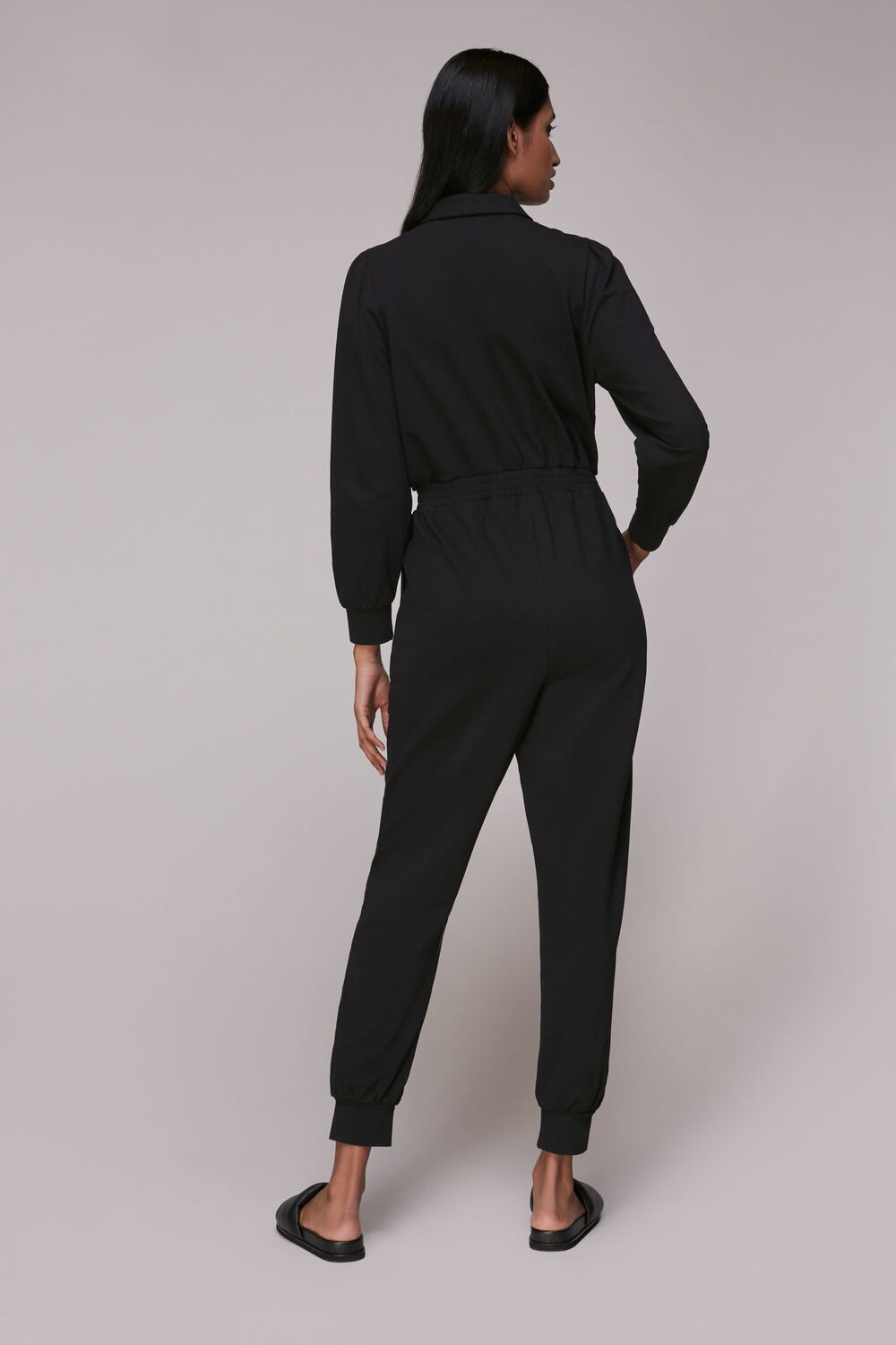 Jersey Zip Front Jumpsuit