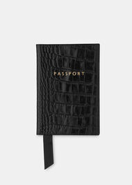 Shiny Croc Passport Holder