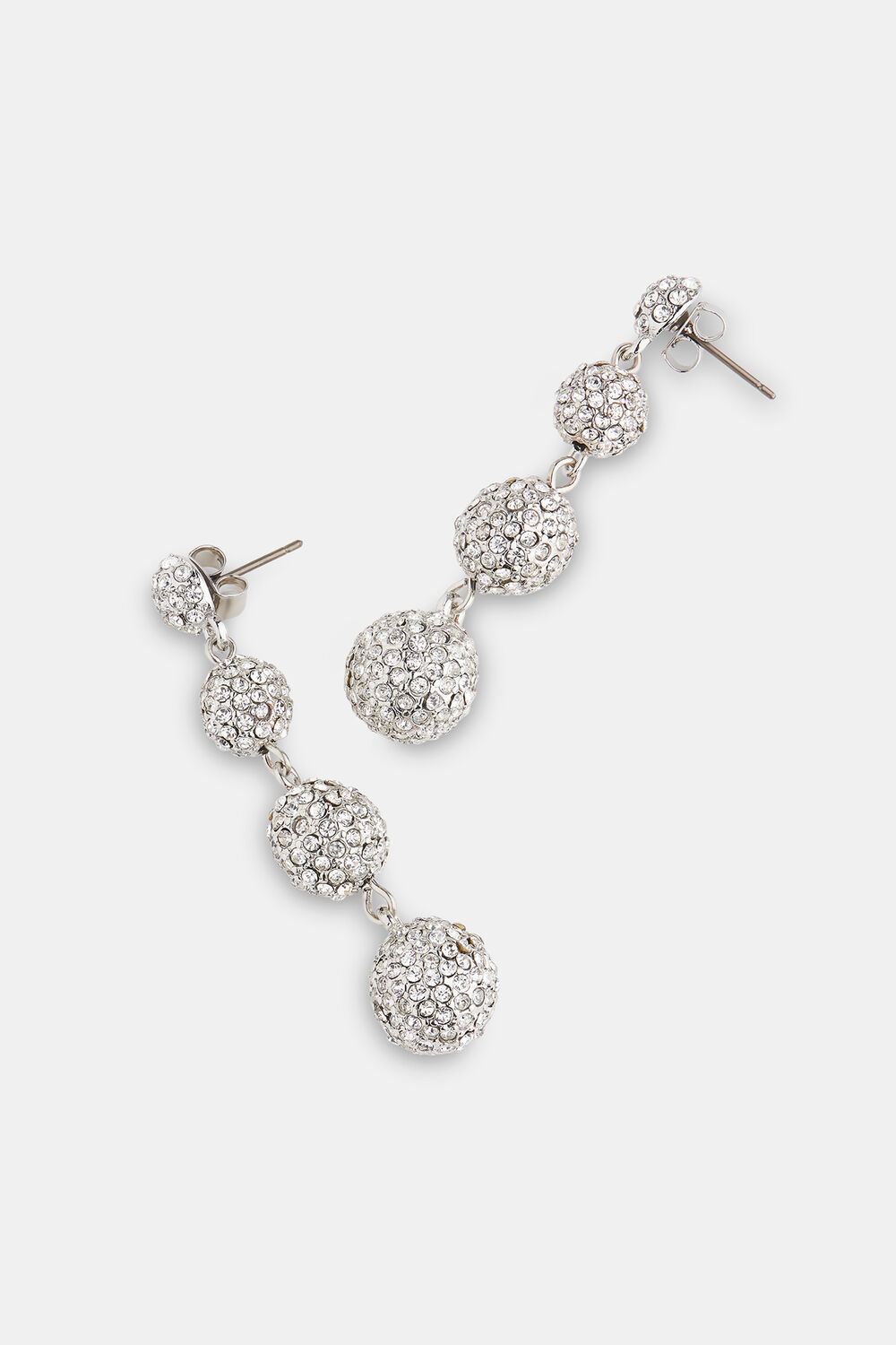 Diamante Sphere Drop Earring