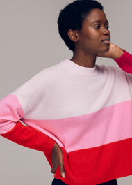 Stripe Knitted Wool Sweater