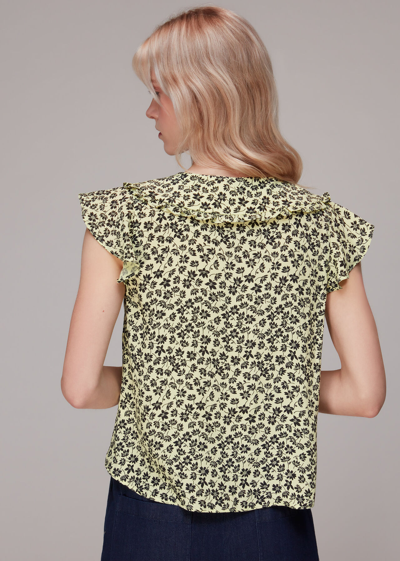 Buttercup Oversized Collar Top