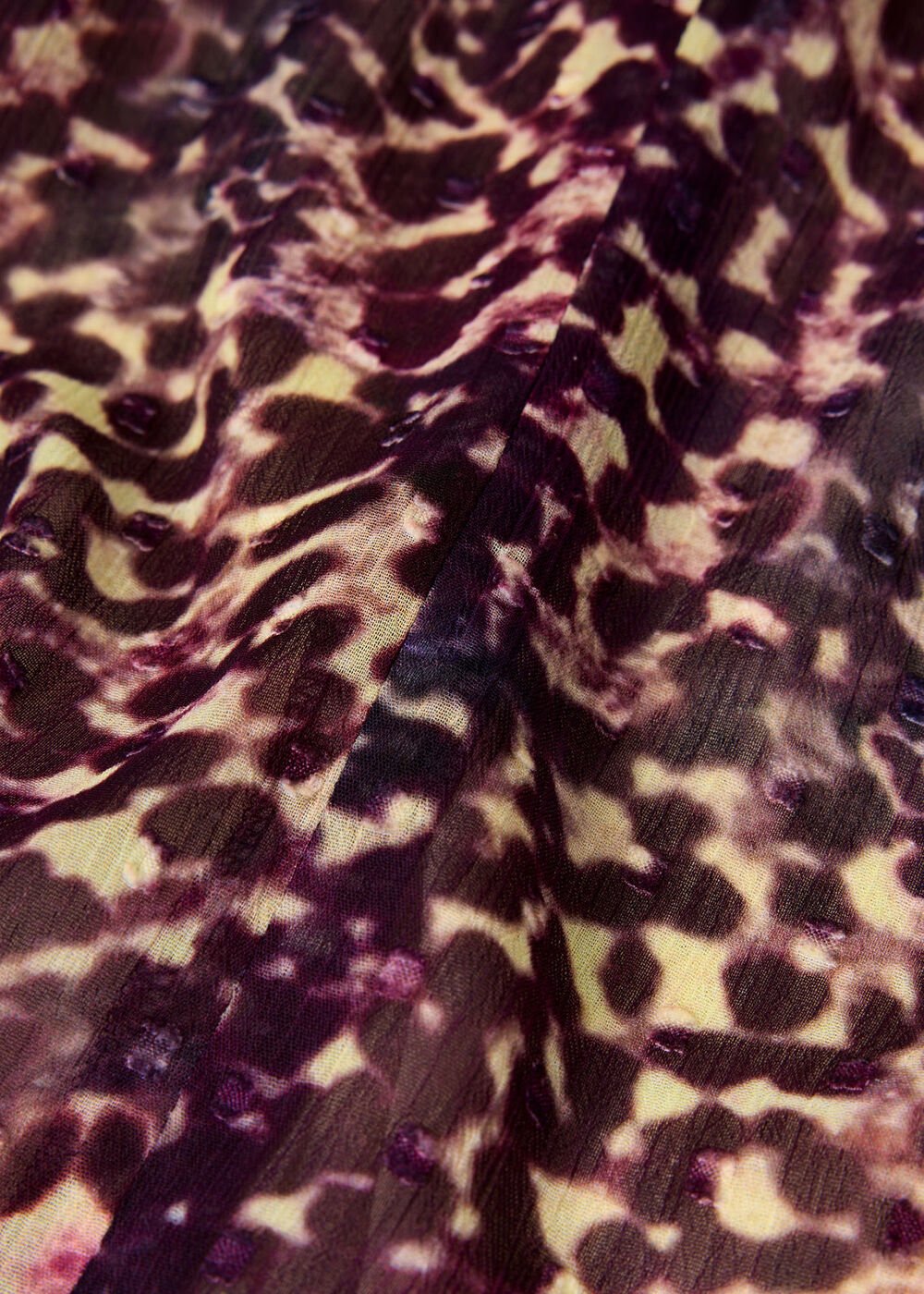 Orchid Print Dobby Top