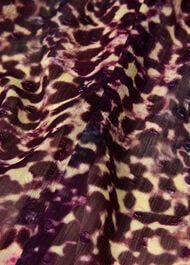 Orchid Print Dobby Top