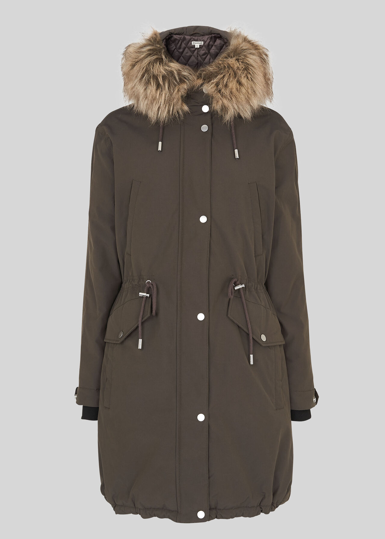 Cleo Casual Parka Grey