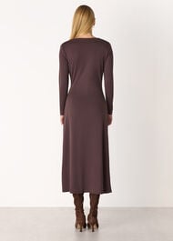 Ruched Detail Midi Dress