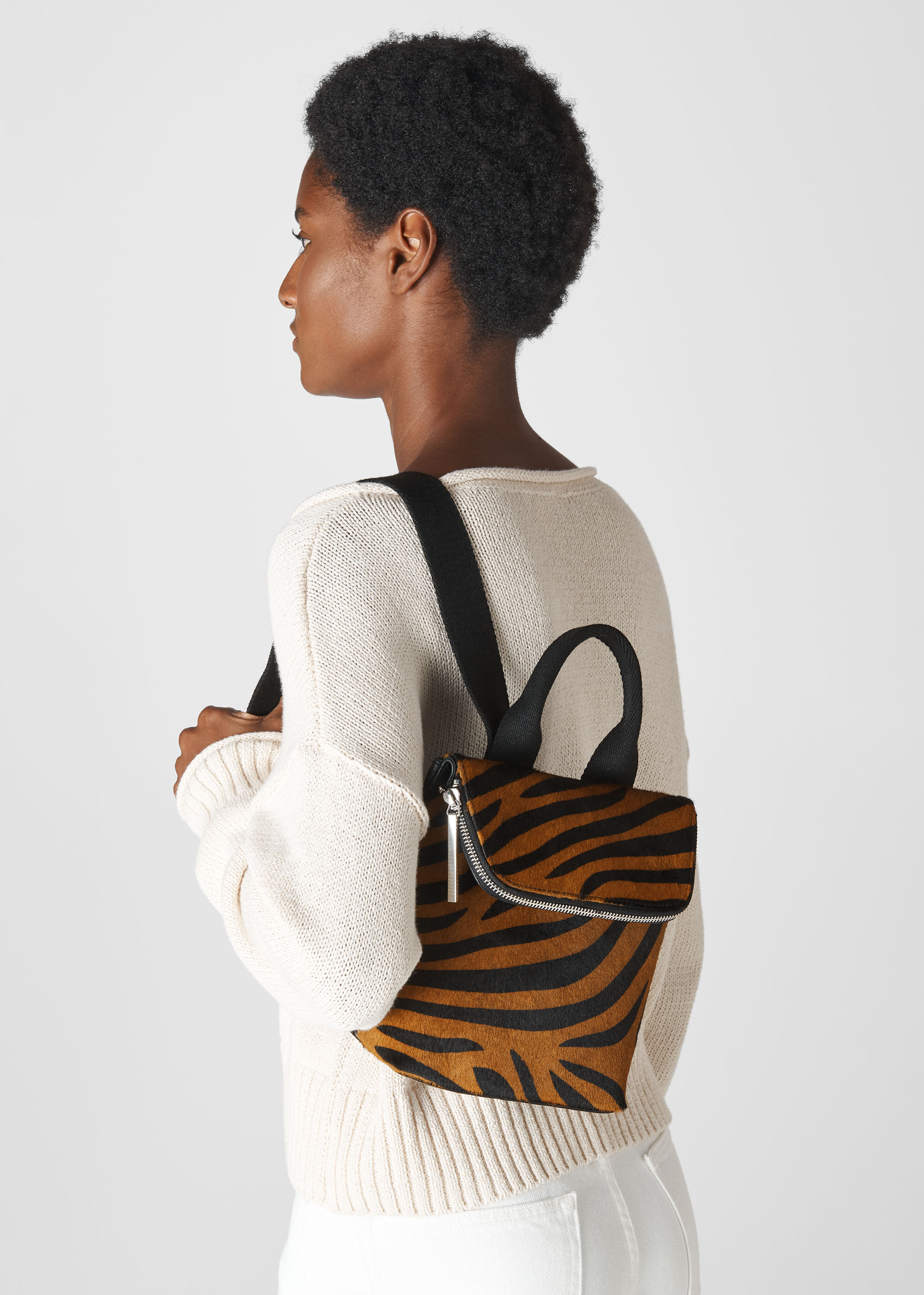 Zebra Print Tiny Verity Backpack WHISTLES