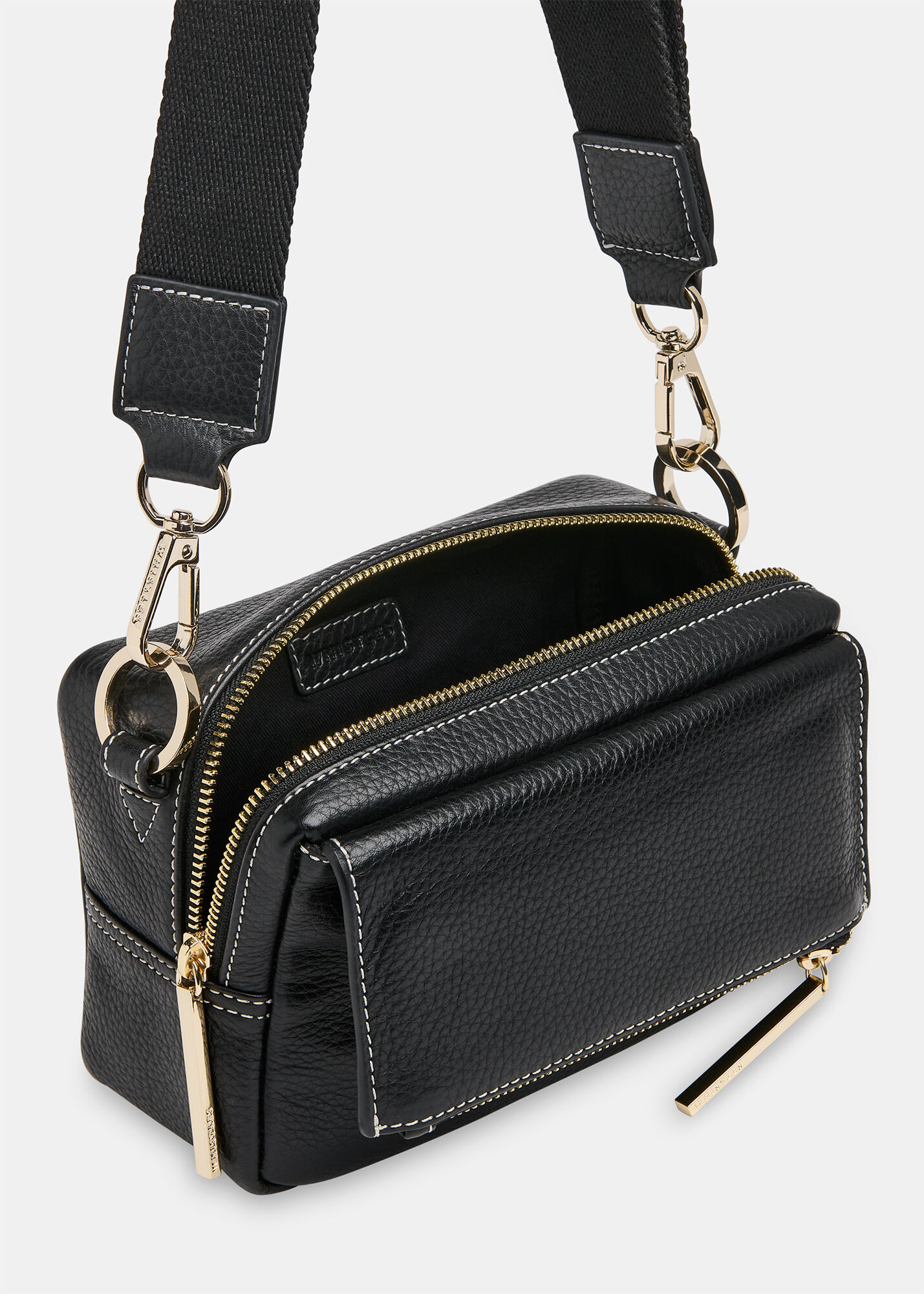 BIBI bag. “MIDDLE” quilting cloth Black | B I B I soeurs. OFFICIAL 