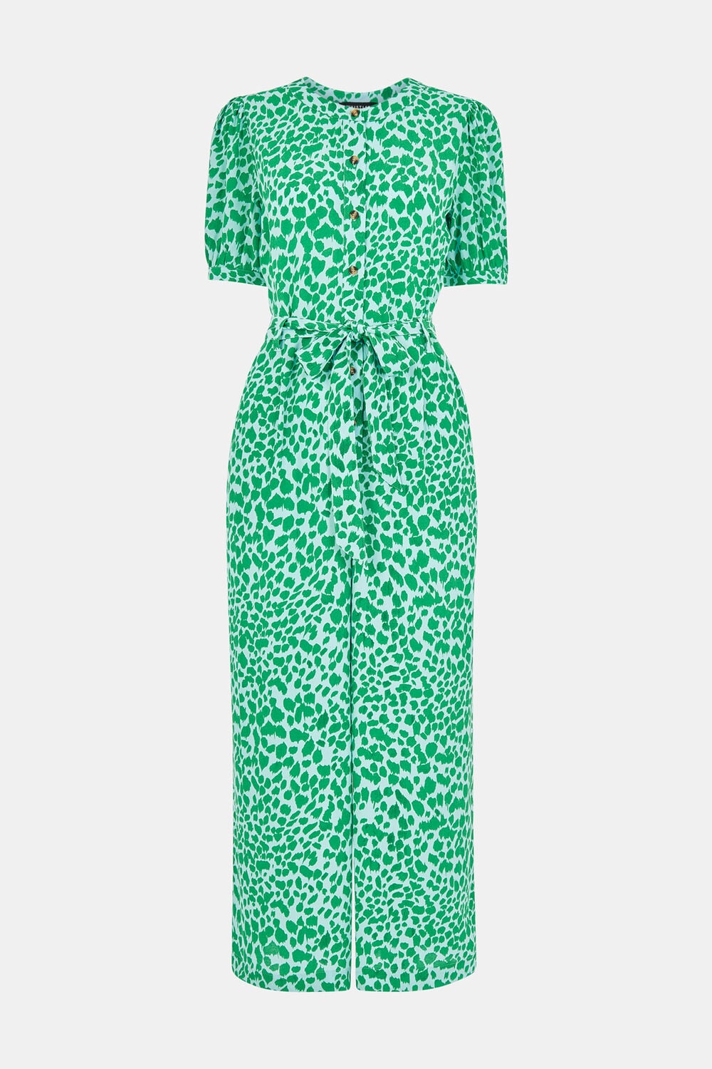 Petite Smooth Leopard Print Jumpsuit