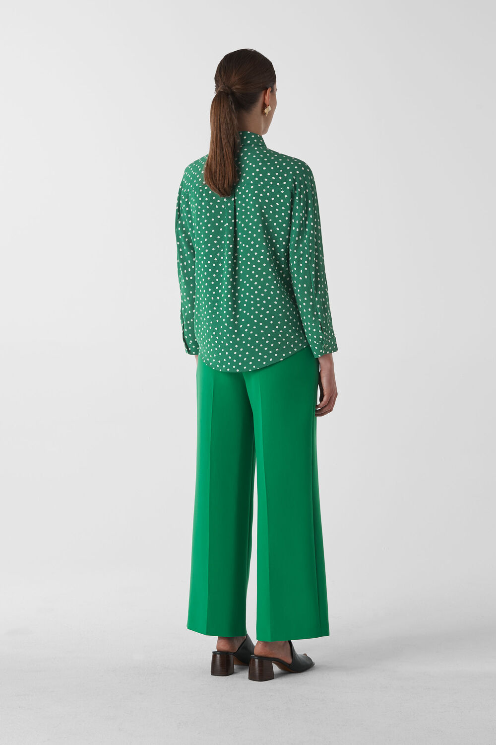 Abstract Selma Blouse Green/Multi