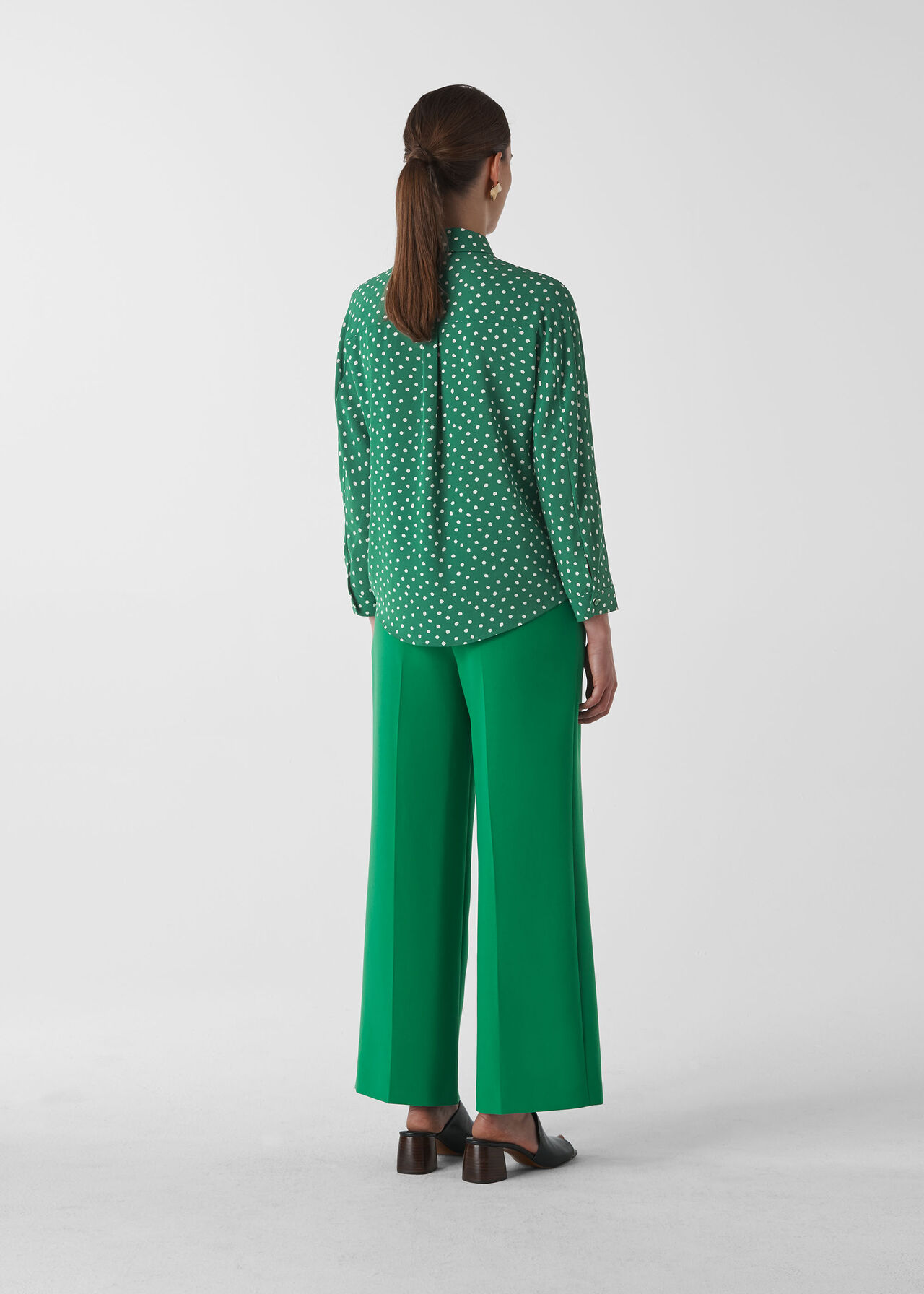 Abstract Selma Blouse Green/Multi