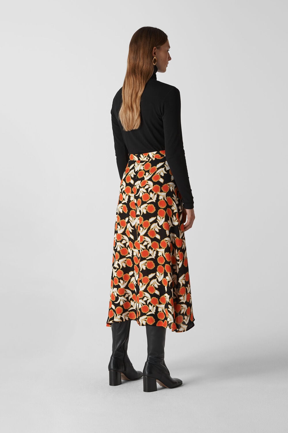 Dandelion Print Skirt Multicolour