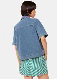 Stripe Linen Blend Short