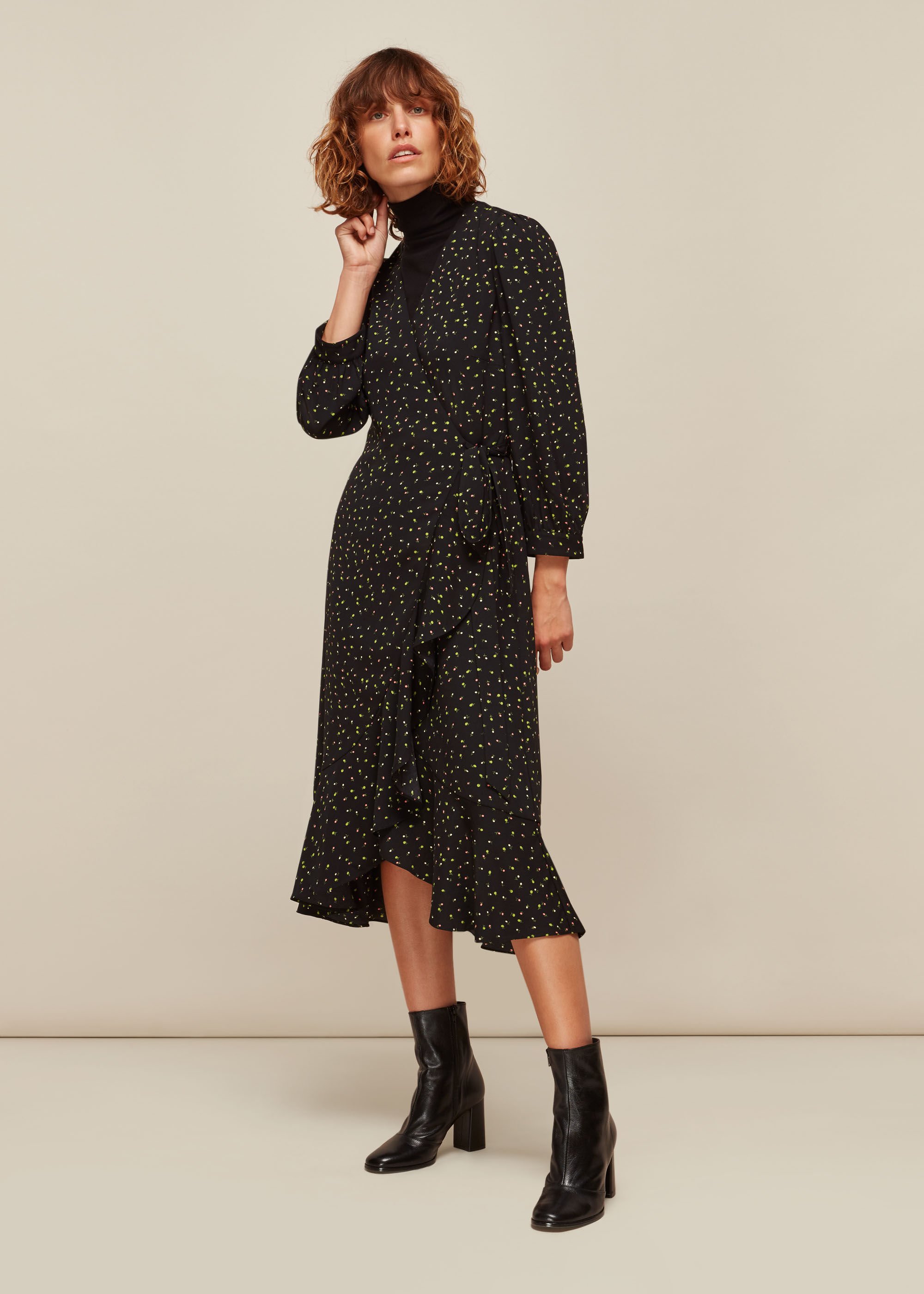 Wrap sales dress jacket
