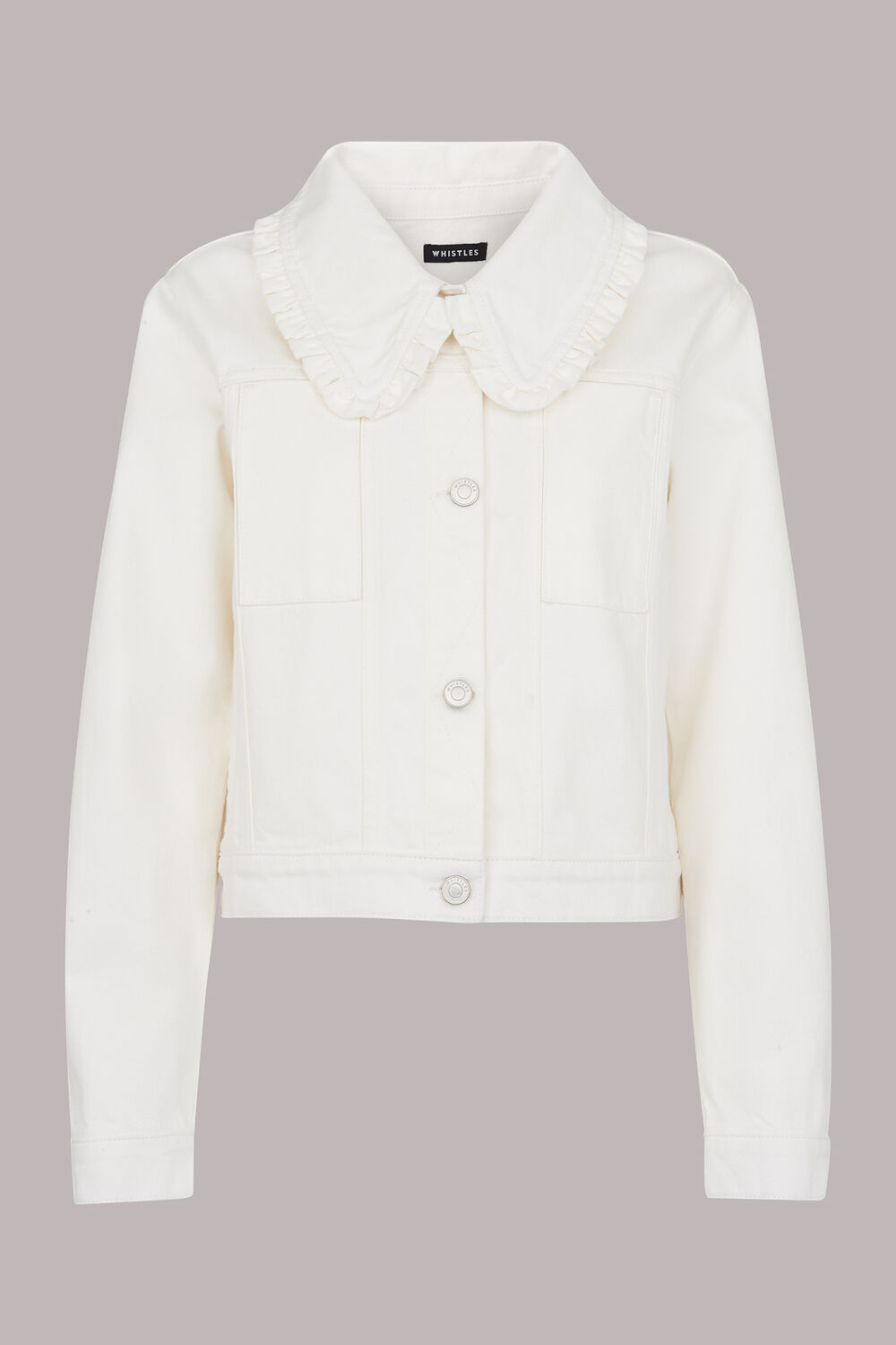 Collar Detail Denim Jacket