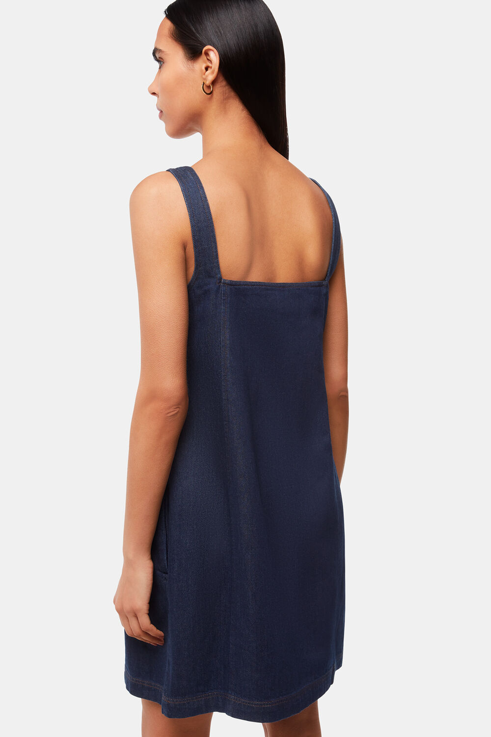 Denim Pinafore Dress