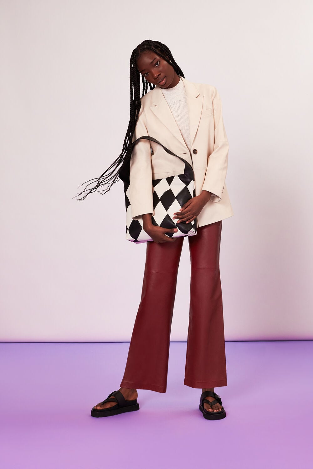 Emily Leather Pant