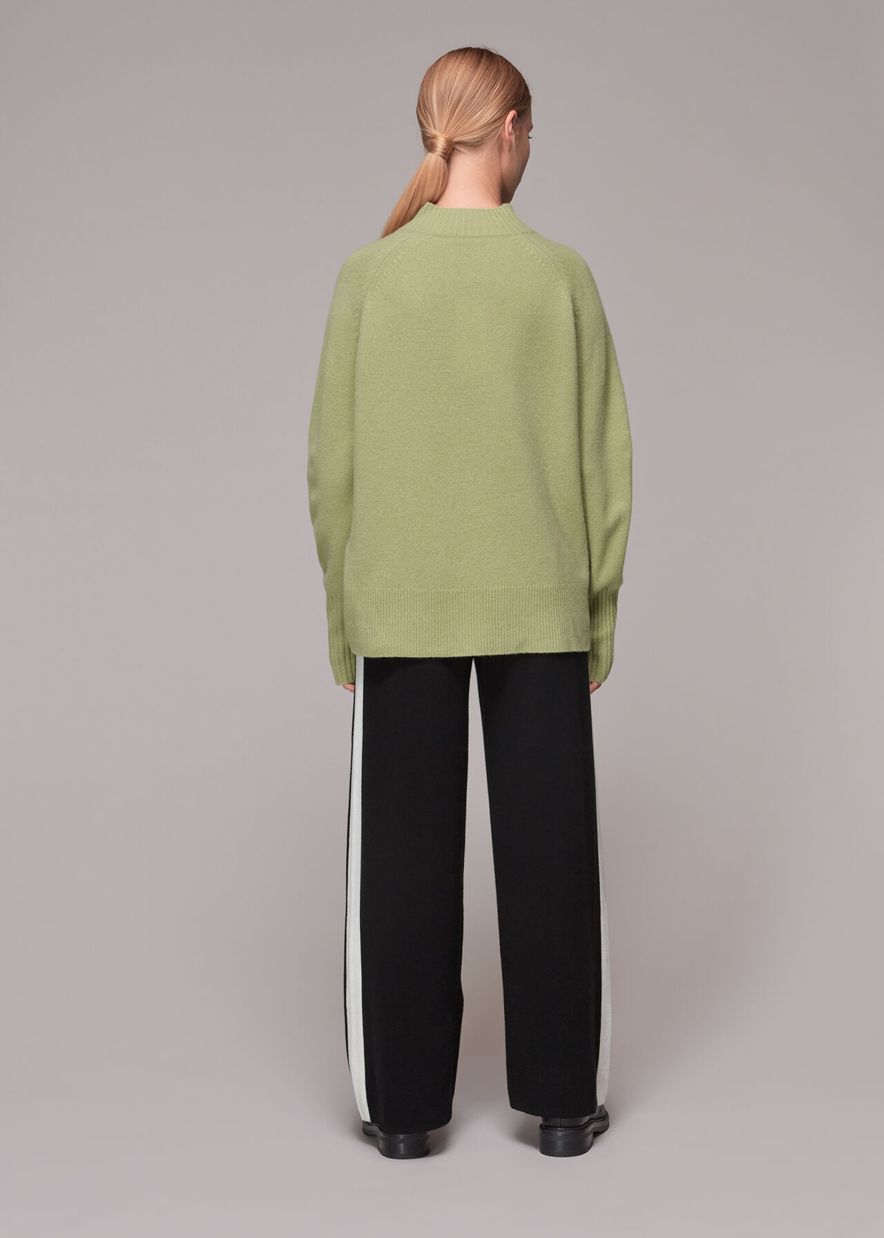 Knitted Side Stripe Trouser