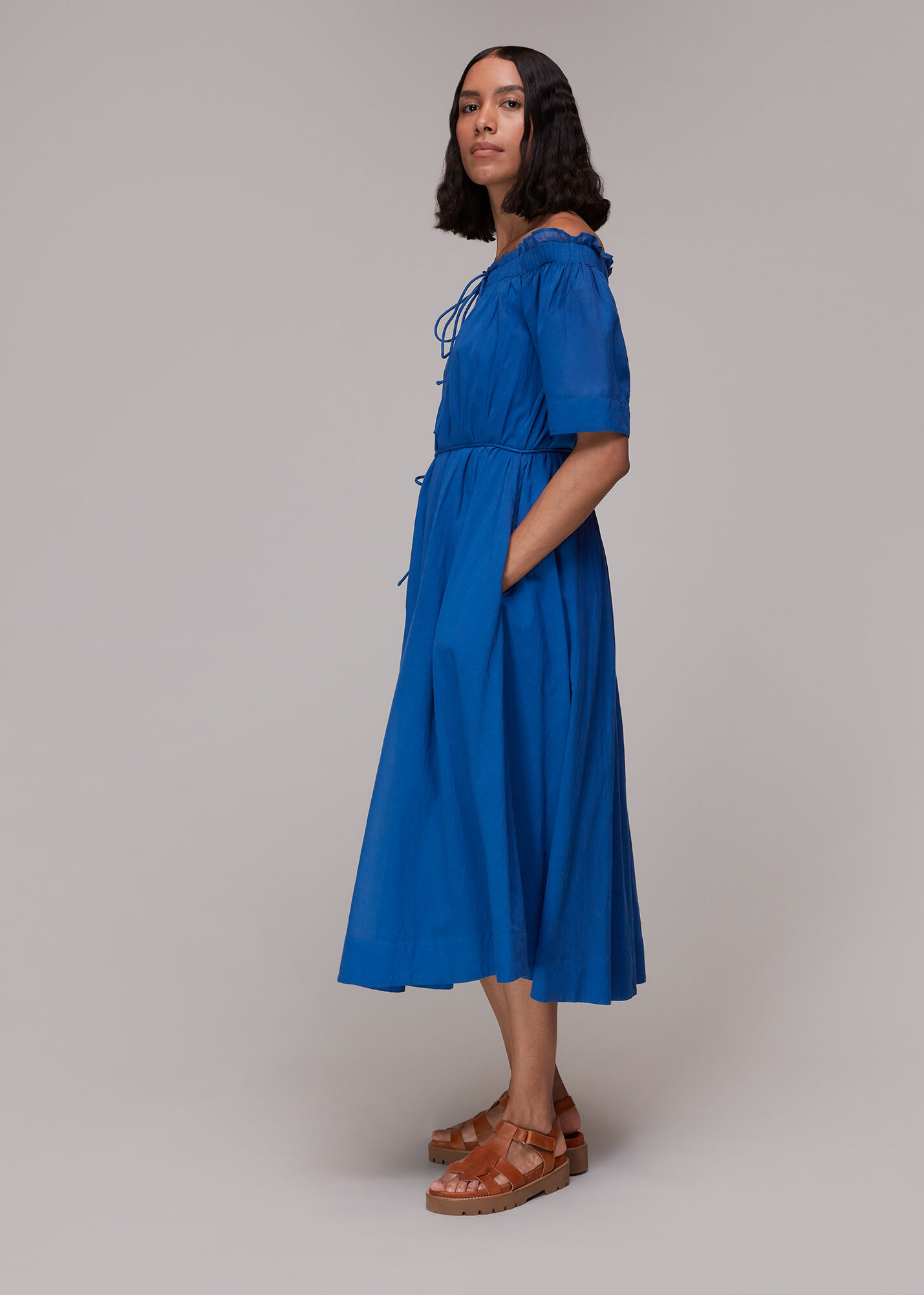 Trapeze shop midi dress