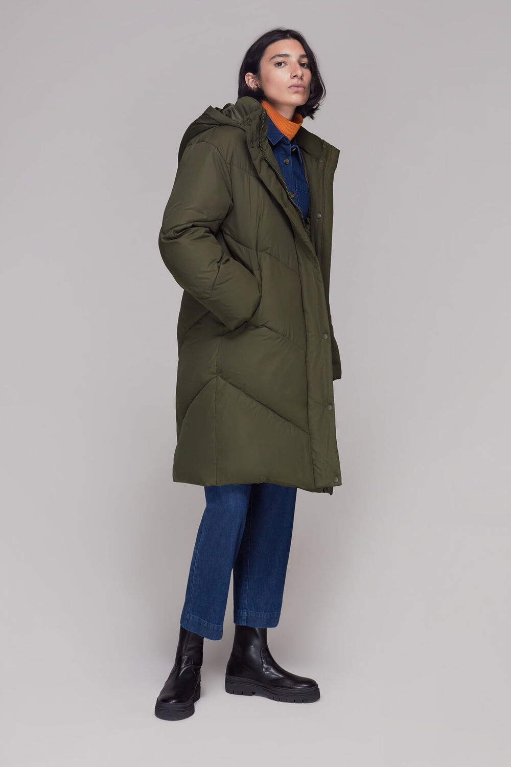 Tessa Hooded Longline Puffer