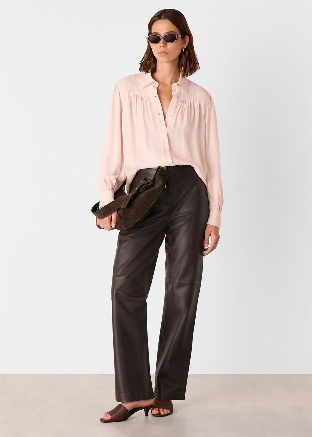 Tie Detail Crepe Blouse