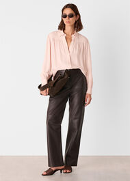 Tie Detail Crepe Blouse
