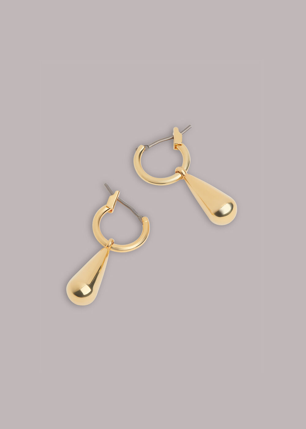 Teardrop Hoop Earring