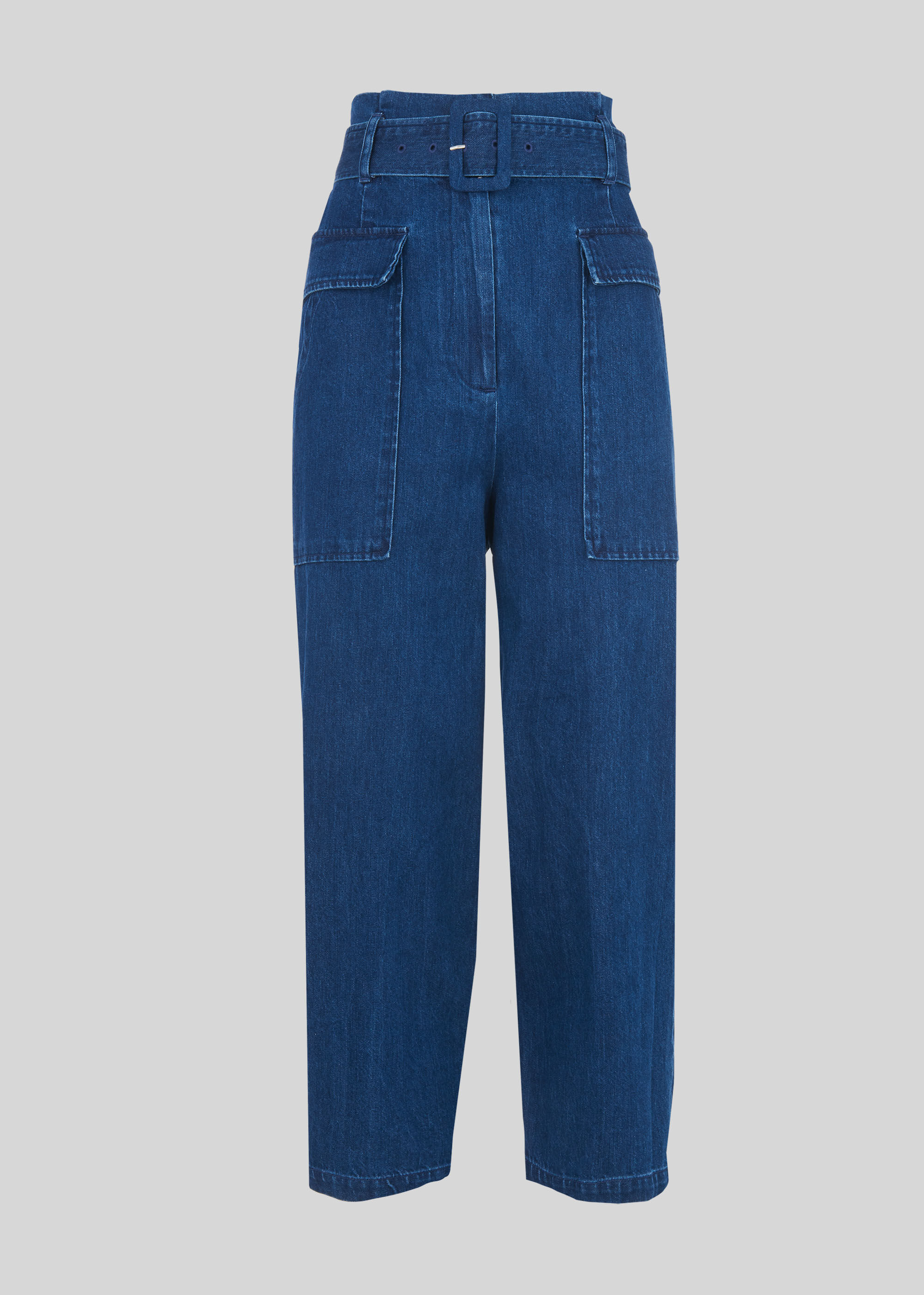 denim utility trousers