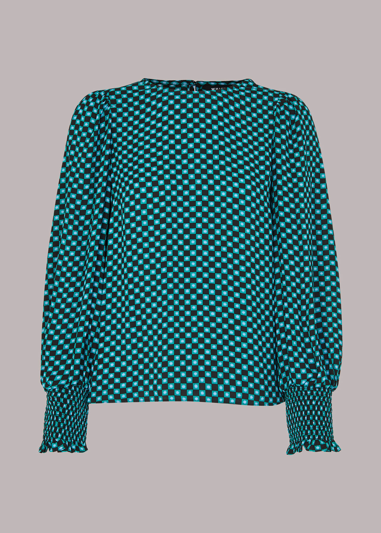 Star Check Tessa Top