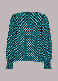 Star Check Tessa Top
