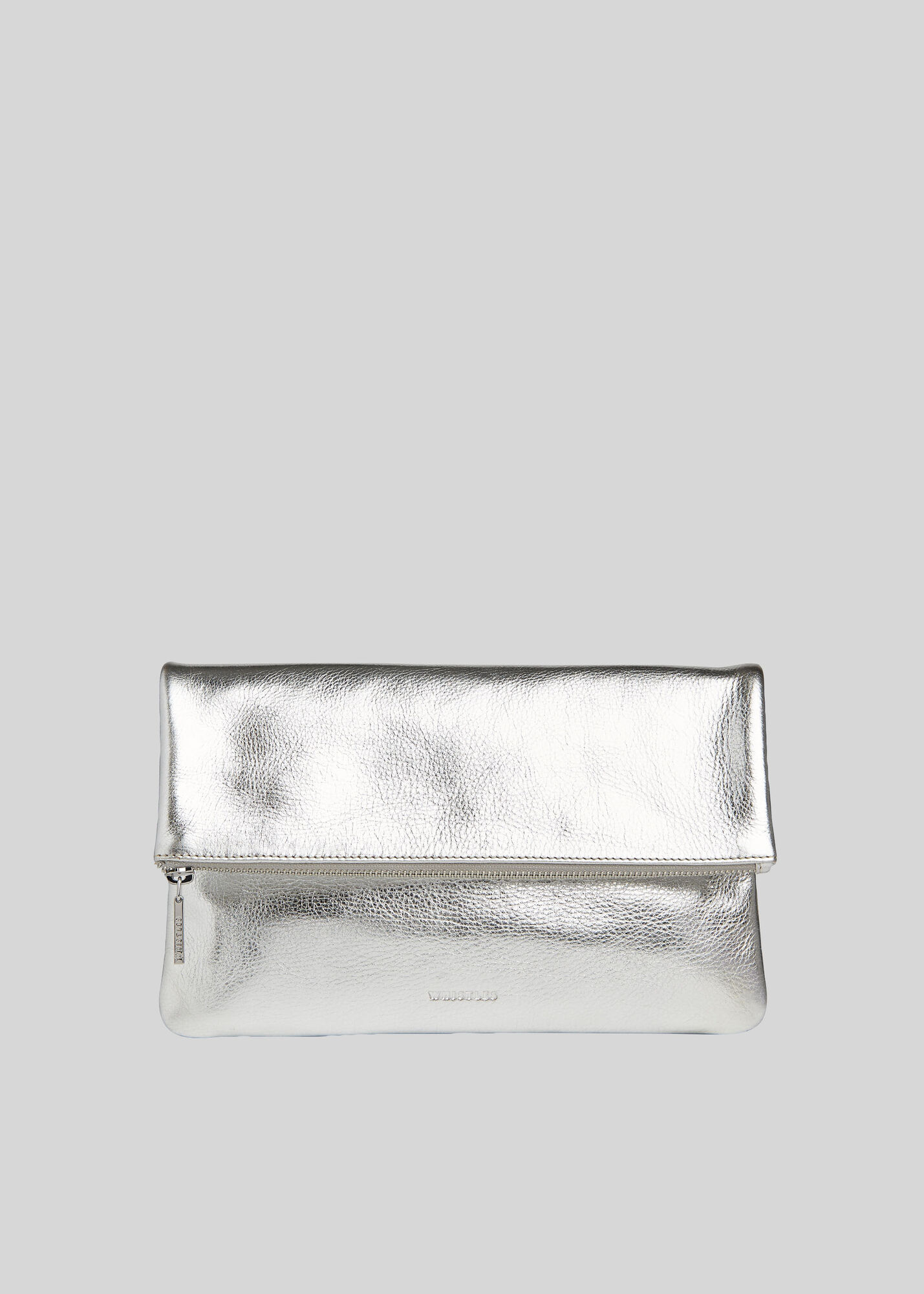 Silver Chapel Foldover Clutch | WHISTLES