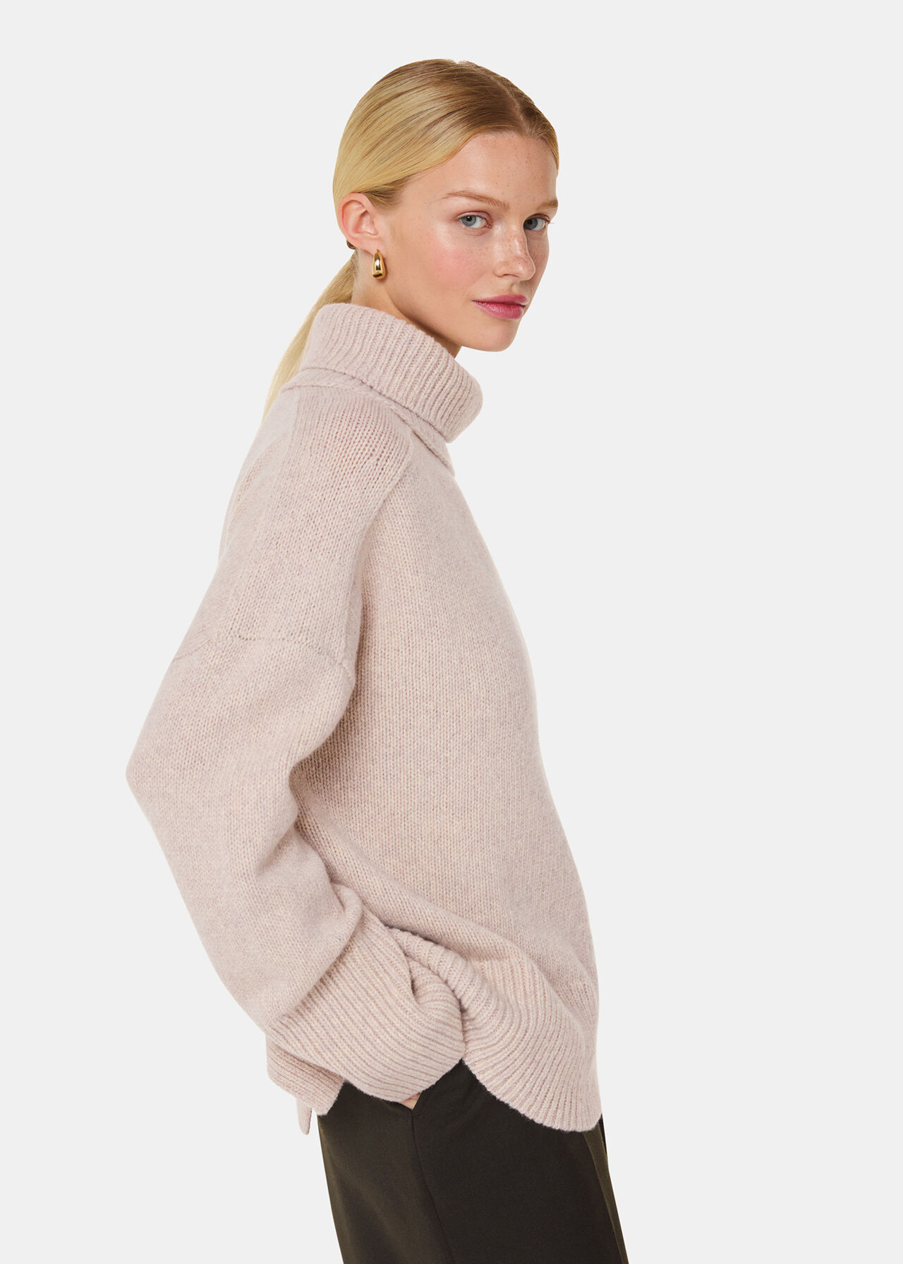 Wool Roll Neck Knit