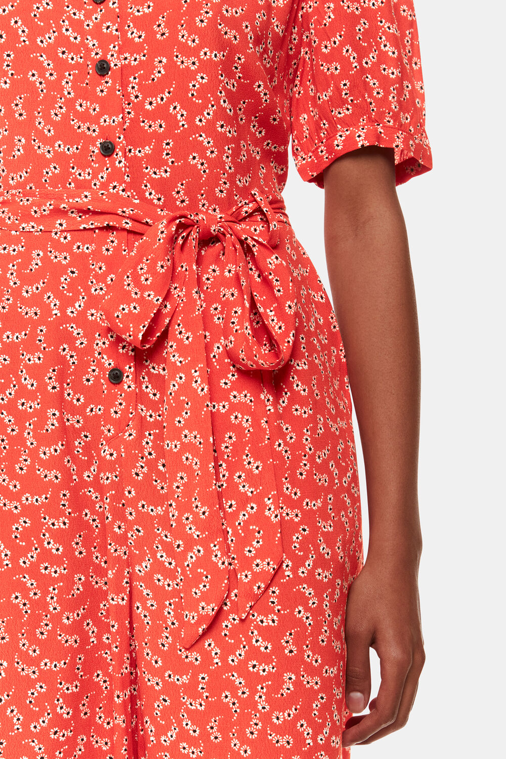 Petite Micro Floral Jumpsuit