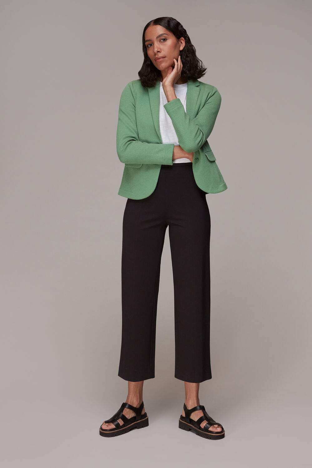 Slim Fit Jersey Jacket