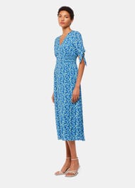 Hazy Coral Midi Dress