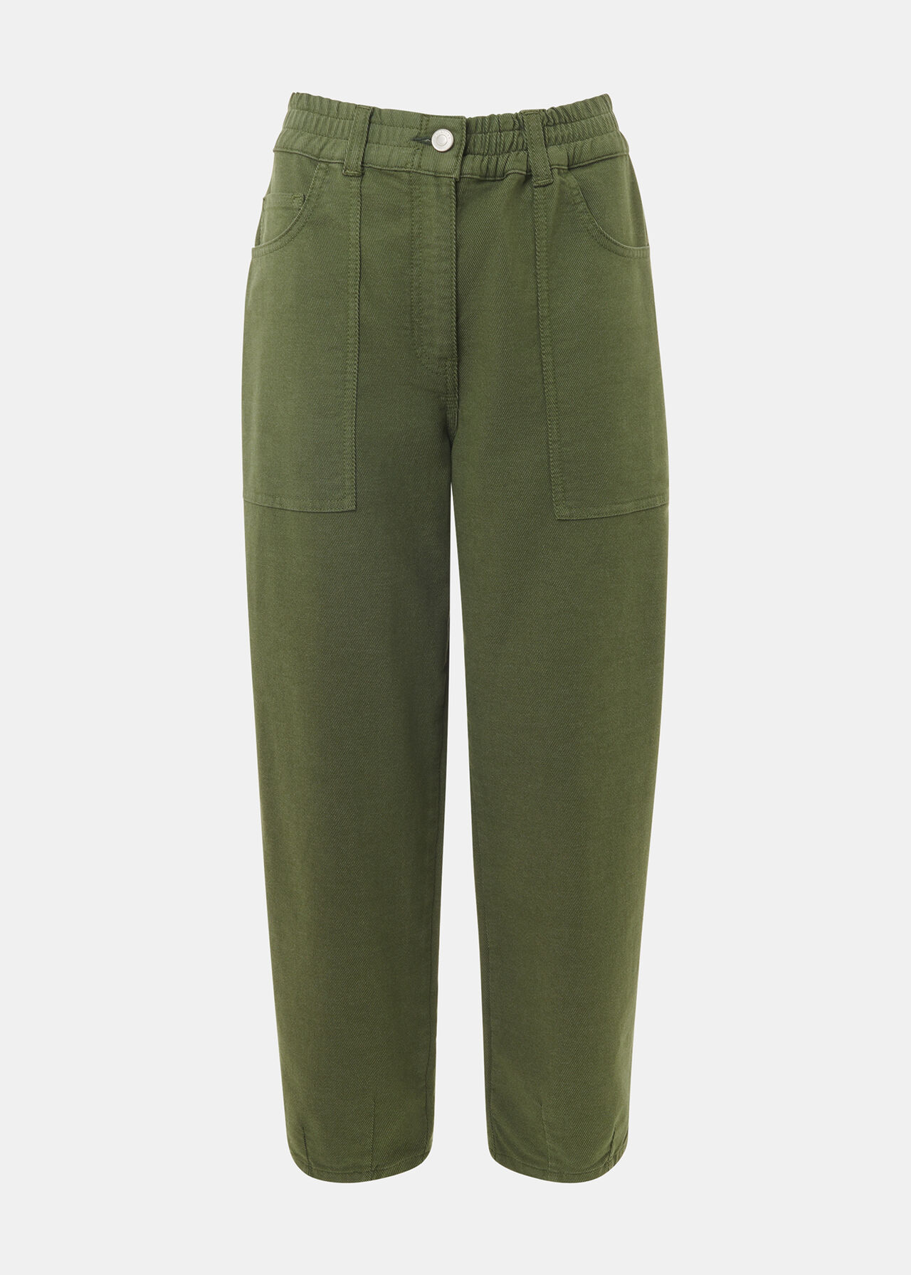 Whistles Tessa Casual Trousers Khaki
