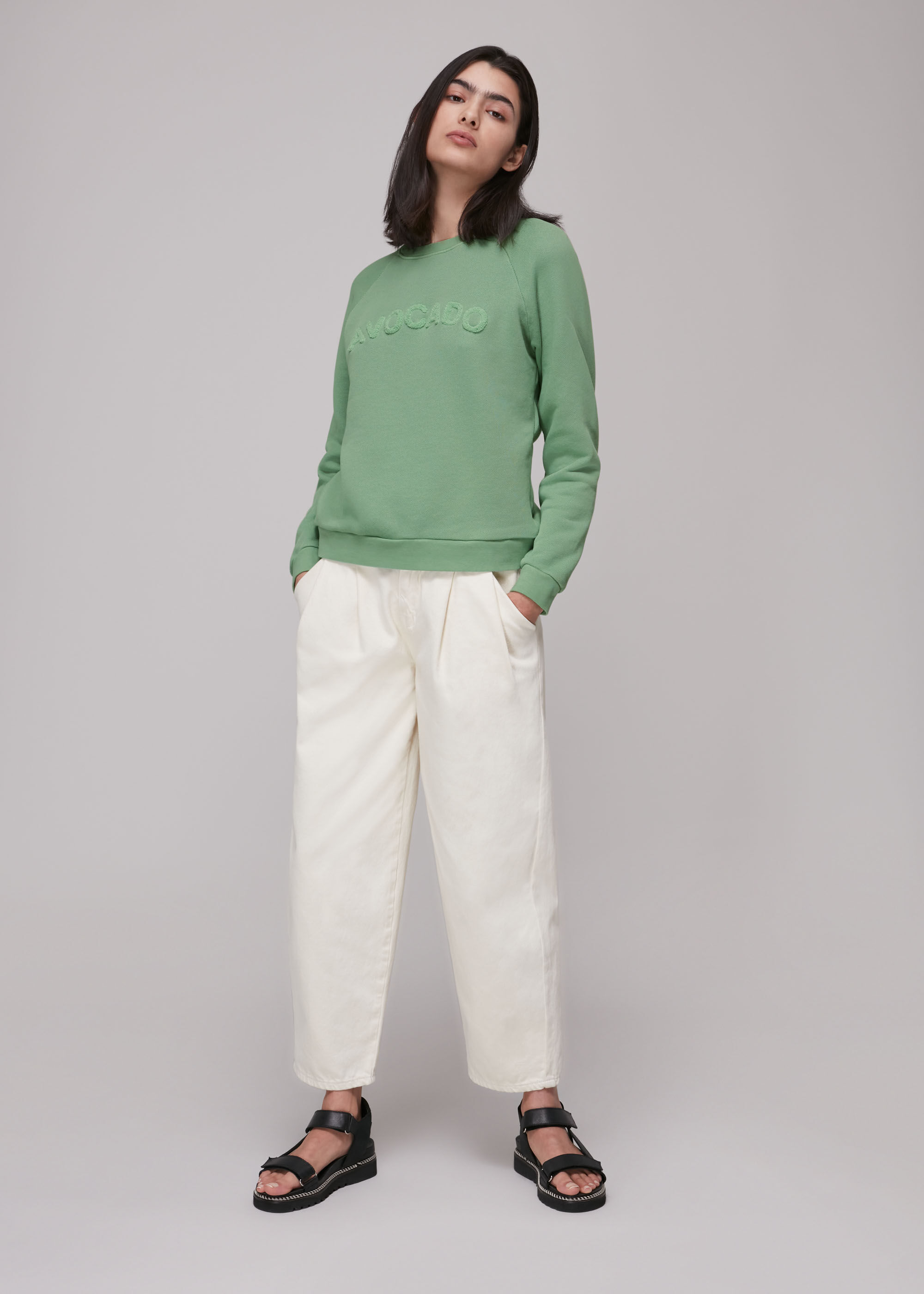 Avocado sweatshirt outlet h m
