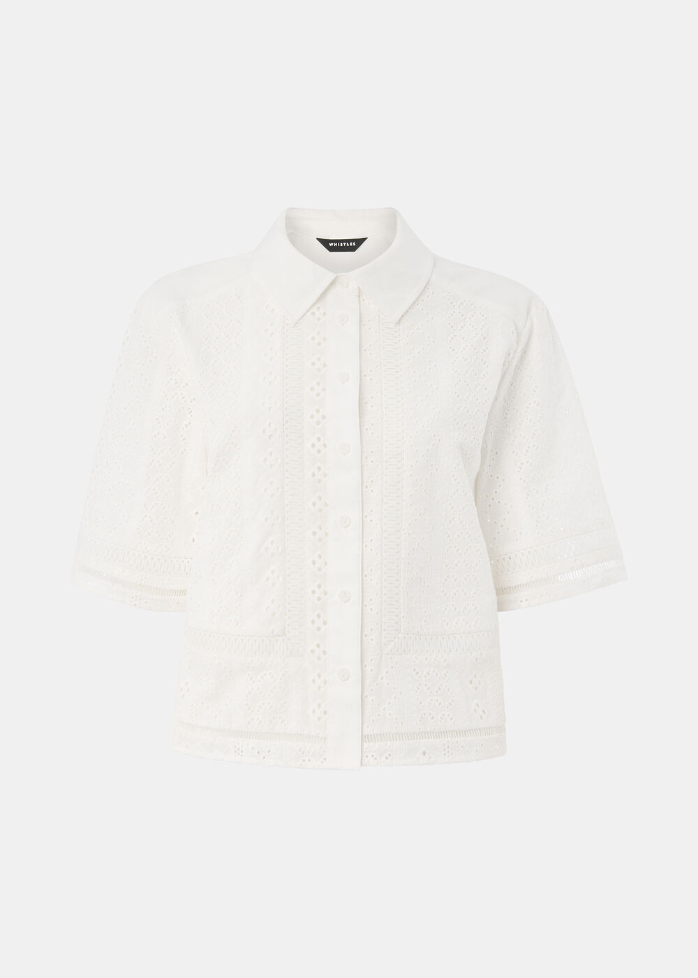 Broderie Cotton Shirt