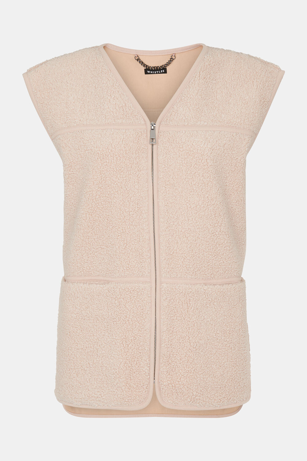 Ivory Josie Fleece Gilet
