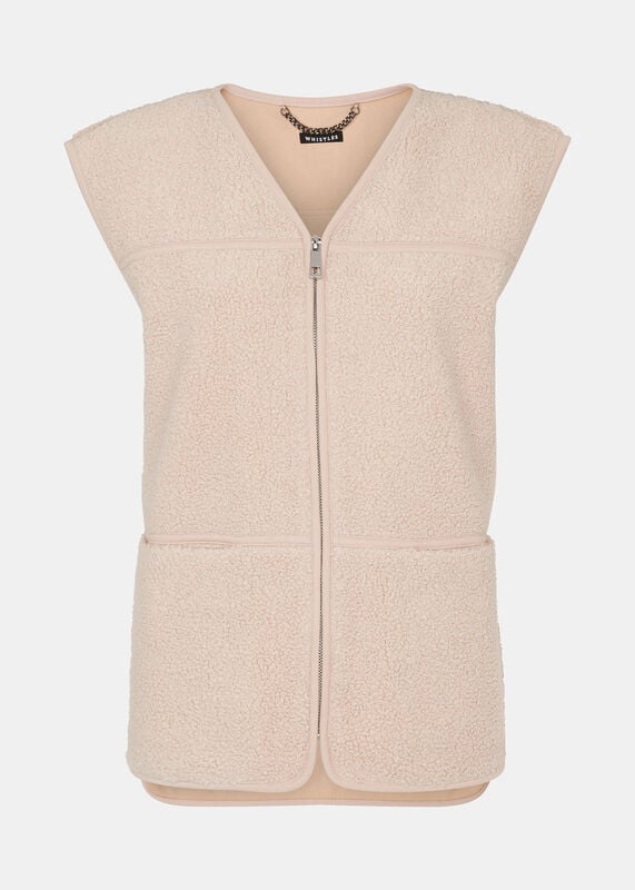 Ivory Josie Fleece Gilet