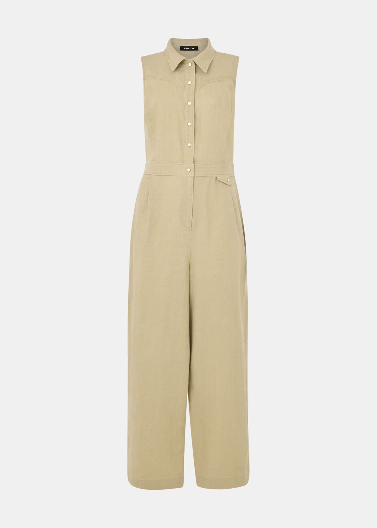 Ellis Western Linen Jumpsuit
