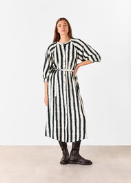 Hazy Stripe Mabel Dress