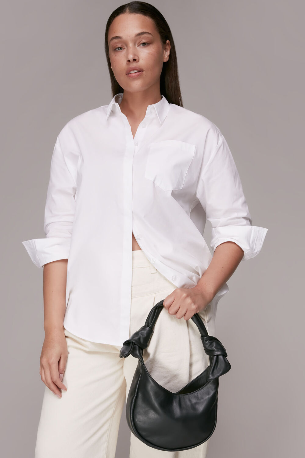 Linden Knotted Handle Bag