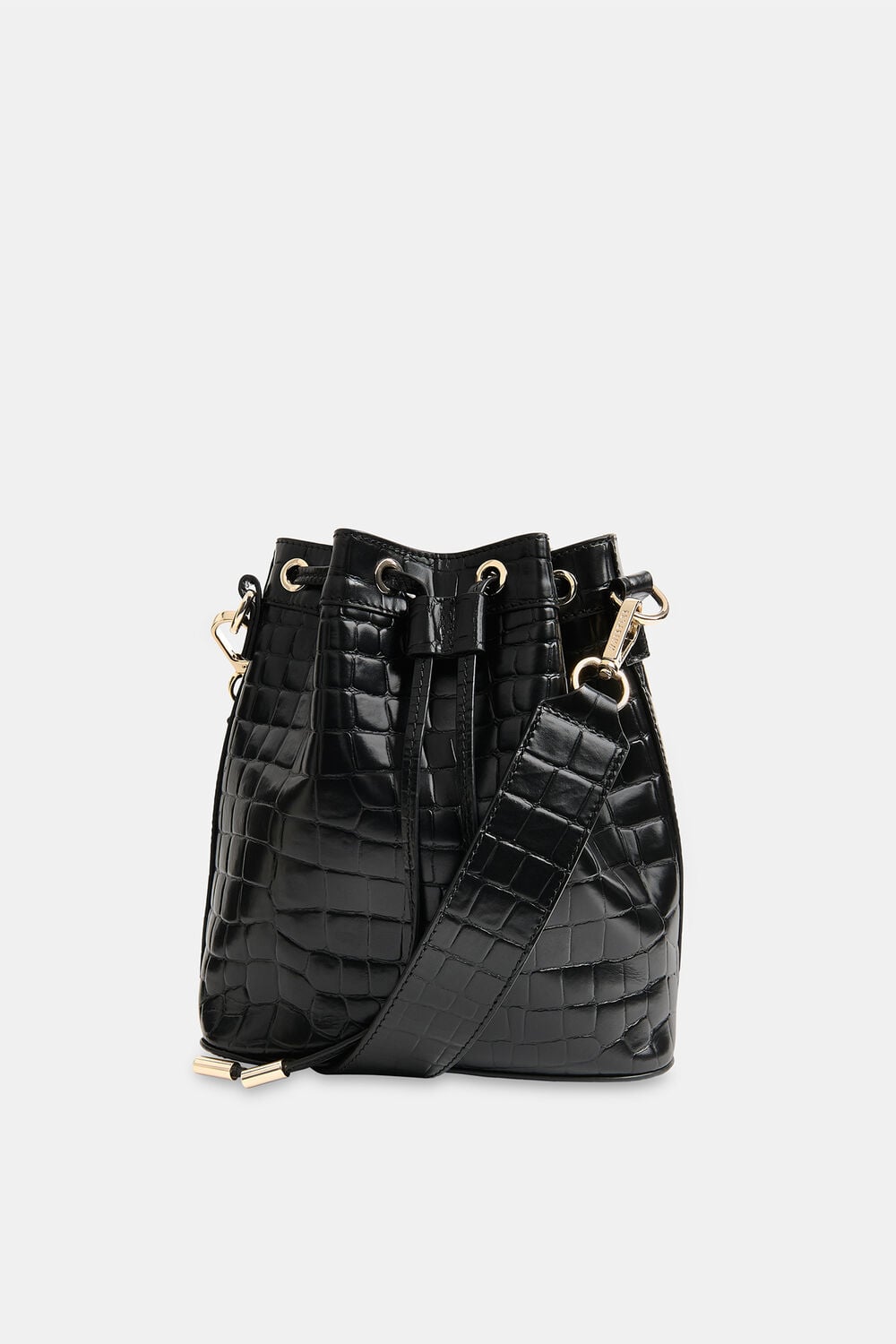 Giulia Croc Bucket Bag